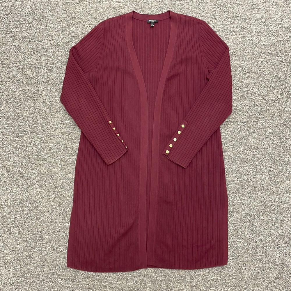 Talbots Burgundy Cardigan